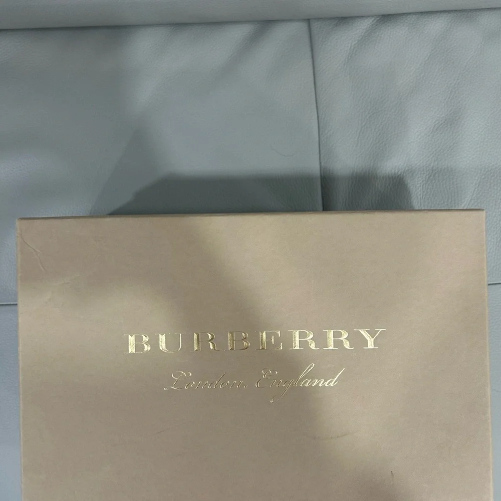 Burberry Tan and Black Sneakers Womens